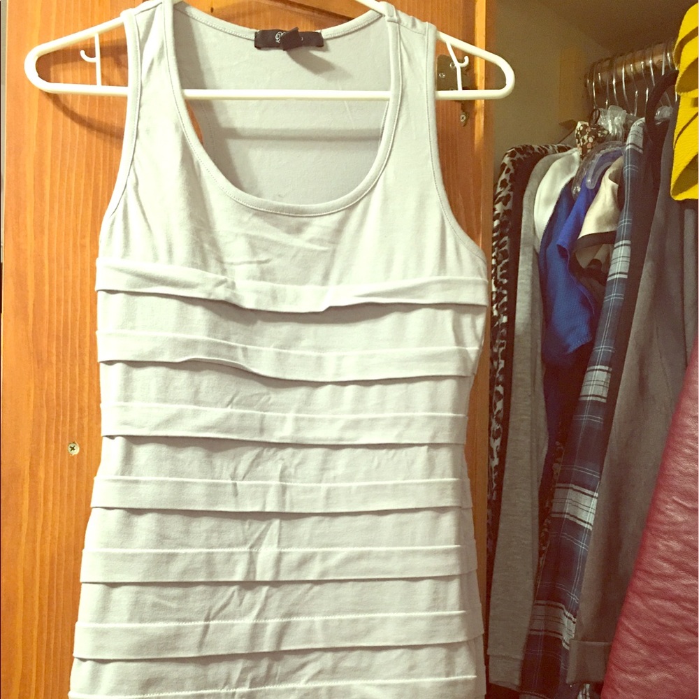 Light grey casual dress